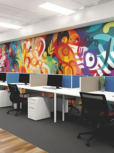 Substrate large format printing in office environement